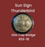 Gas Cap Badge Insert Sun Sign Thunderbird Emblem - Indian Motorcycle Accessory