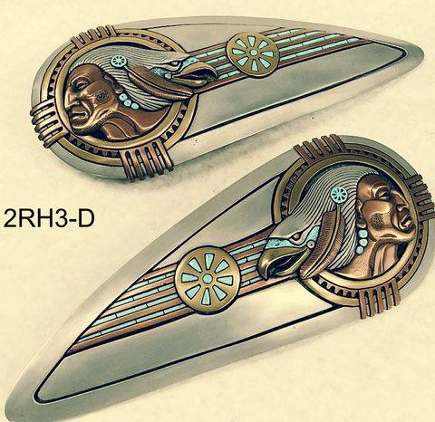 Harley Davidson, Indian Motorcycles, Kawasaki Drifter, Yamaha V-Star Gas Tank Decorative Art Emblems