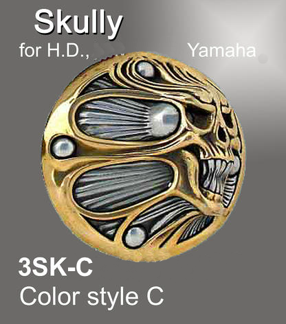 Harley Davidson and Yamaha V-Star Air Filter Insert Emblems