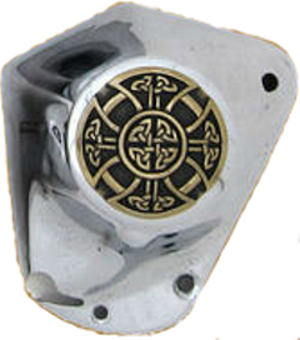 Harley Davidson Timing Points Cover Emblem Insert Accessory Art
