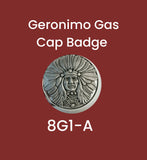 Gas Cap Badge Insert Geronimo Emblem - Indian Motorcycle Accessory