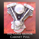 Harley Davidson Motorcycle Accessories Unique Motorcycle Gift - Cone Head Motor Cabinet Pull